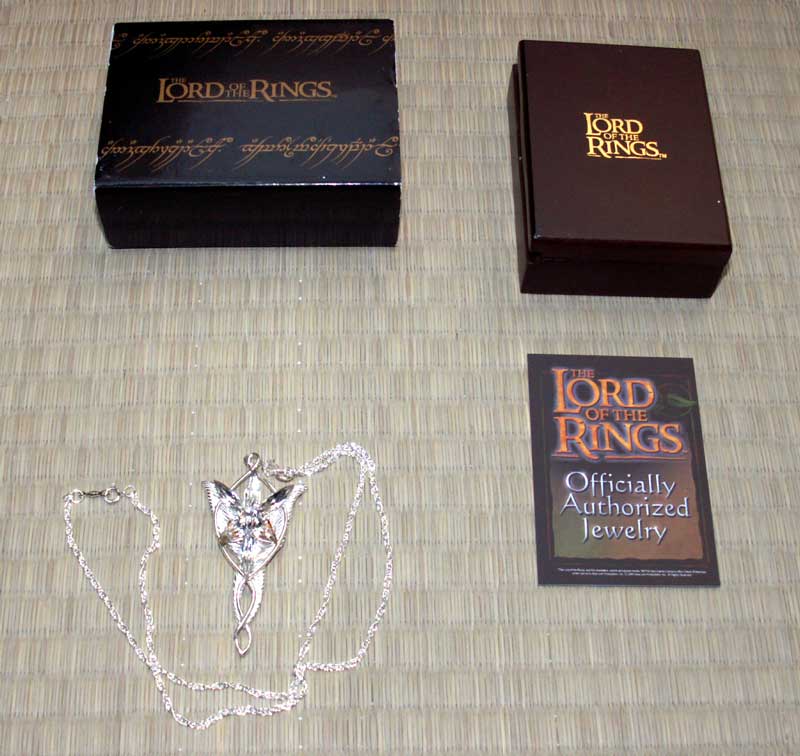 LOTR Arwen's Evenstar Pendant Silver