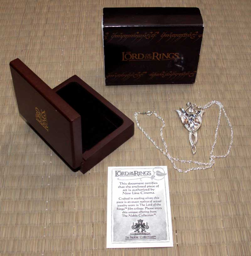 LOTR Arwen's Evenstar Pendant Silver