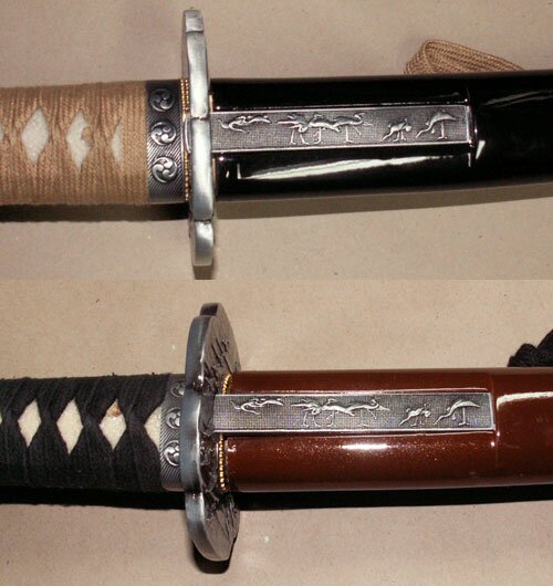 Handmade Katana with Mini Tanto