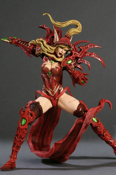 World Of Warcraft, Blood Elf Rogue: Valeera Sanguinar Collector Figure
