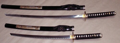 Samurai Katana and Wakizashi Set Tiger