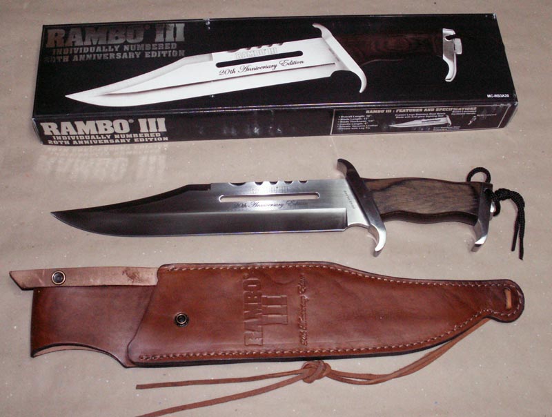 Knife Rambo III 20th Anniversary Master Cutlery