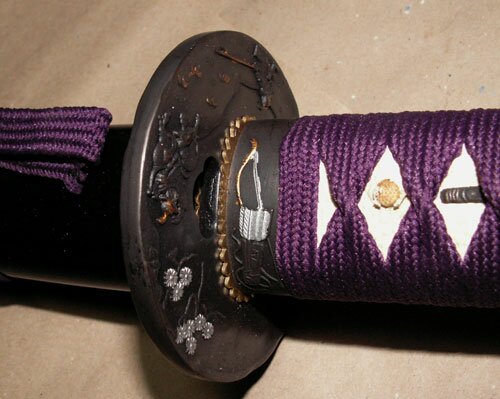 Master Cutlery Handmade Katana Sword Purple