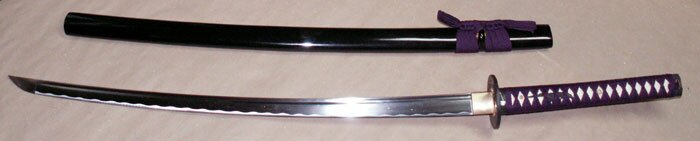 Master Cutlery Handmade Katana Sword Purple
