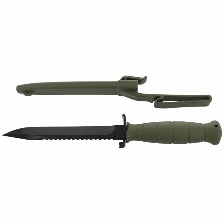 Field Knife 81 6.5'' w/Saw Olive w/Polymer Safety Sheath