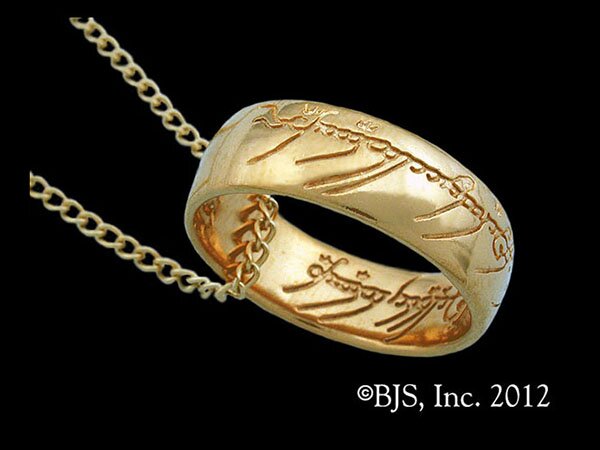 LOTR Gollum Gold Necklace