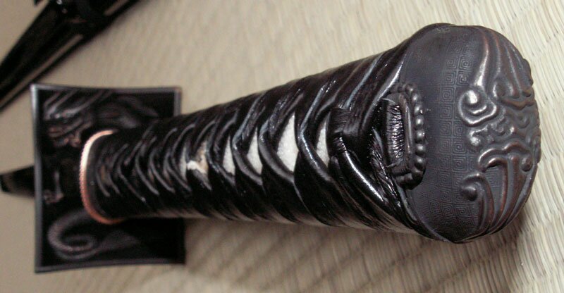 Ten Ryu Hand Forged Ninja Sword Dragon