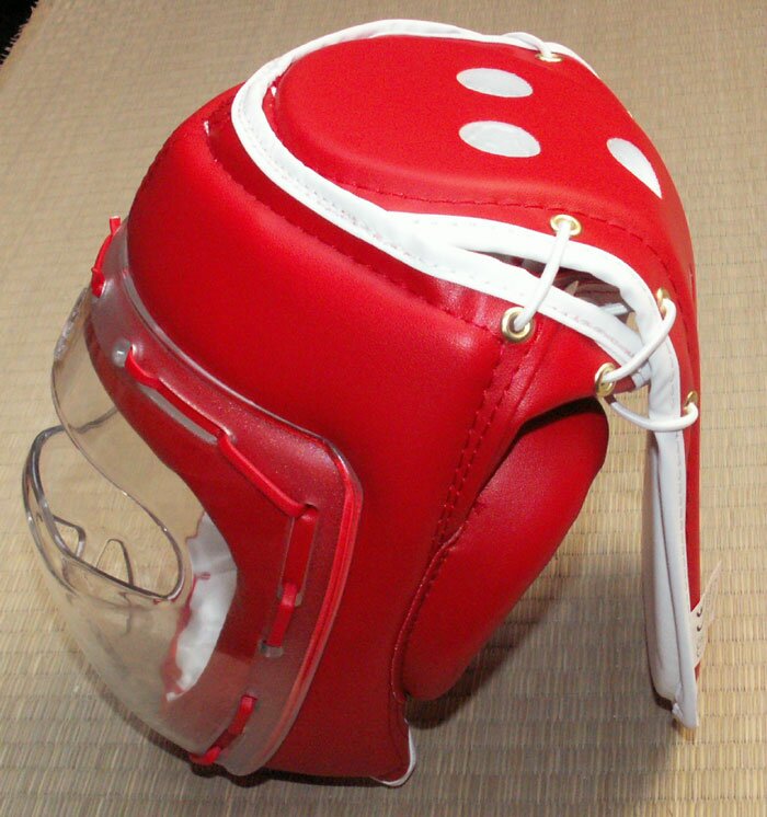 PU Head Guars Red with mask