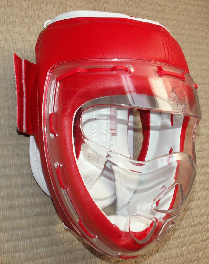 PU Head Guars Red with mask