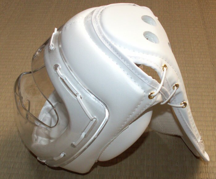 PU Head Guars White with mask