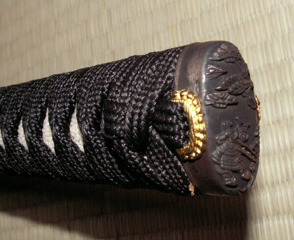 Katana Ten Ryu Damascus Sword Dragon Tsuba