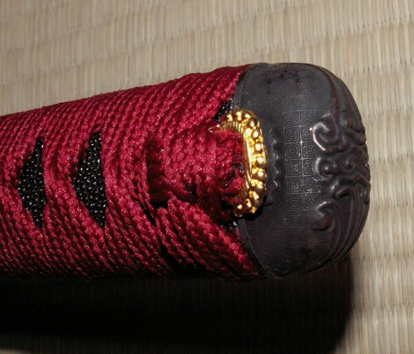 Ten Ryu Handmade Burgundy Katana