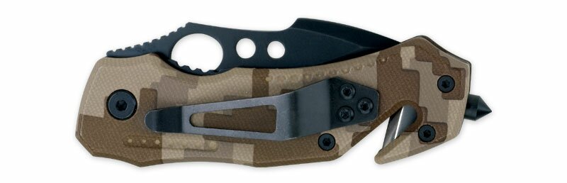 USARA Rescue Small Camo Assisted-Open Folding Knife