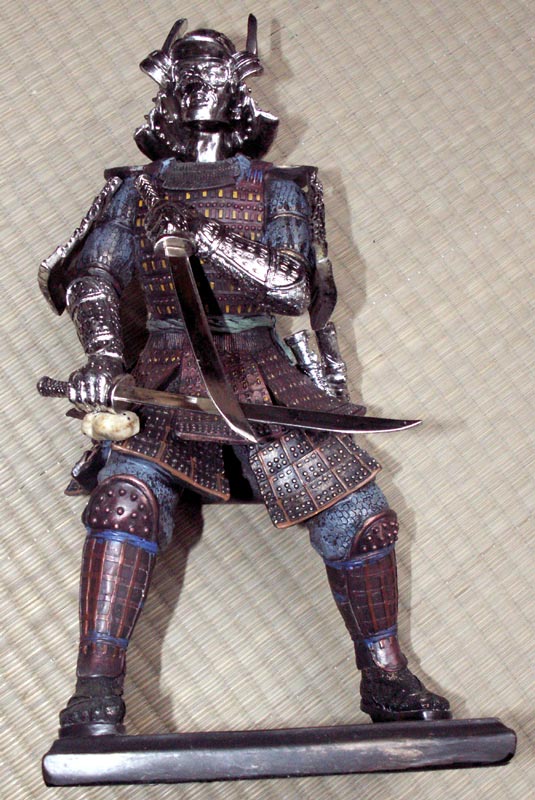 Samurai with two swords