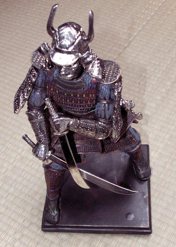 Samurai with two swords