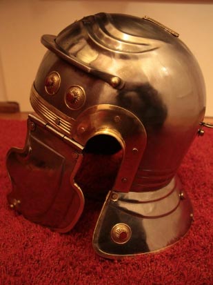 Imperial Gallic H Helmet, Red Crest