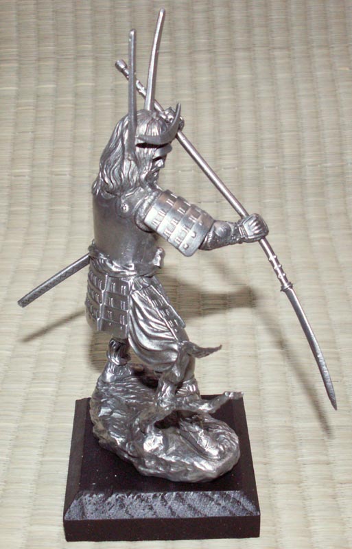 Samurai with Naginata - Les Etains Du Graal