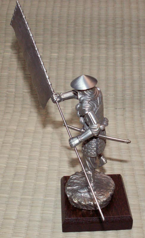 Samurai with Sashimono - Les Etains Du Graal
