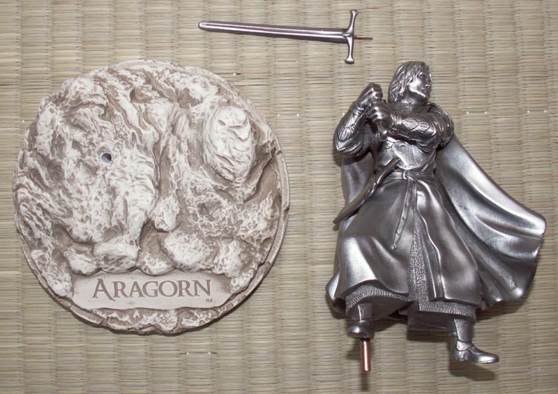 LOTR Aragorn Figure - Les Etains Du Graal