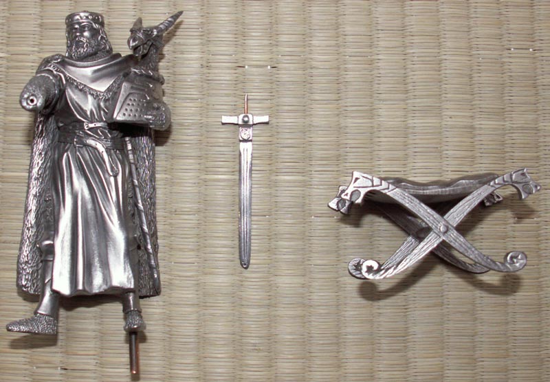 Figure King Arthur - Knights of the Round Table - Les Etains Du Graal