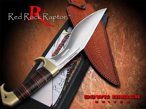 Down Under Knives RED ROCK RAPTOR