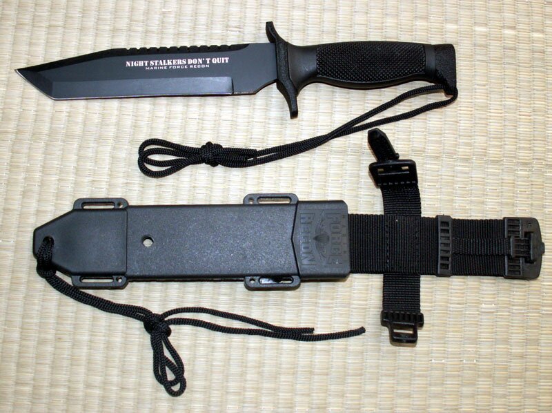 Nightstalkers Dont Quit Tanto Black Knife