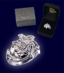 Lord of the Rings: Galadriel's Ring - Silver plated