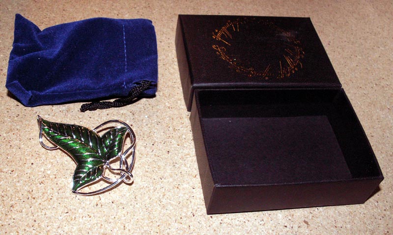 Elven Brooch Silver Plated - The Lord of the Rings