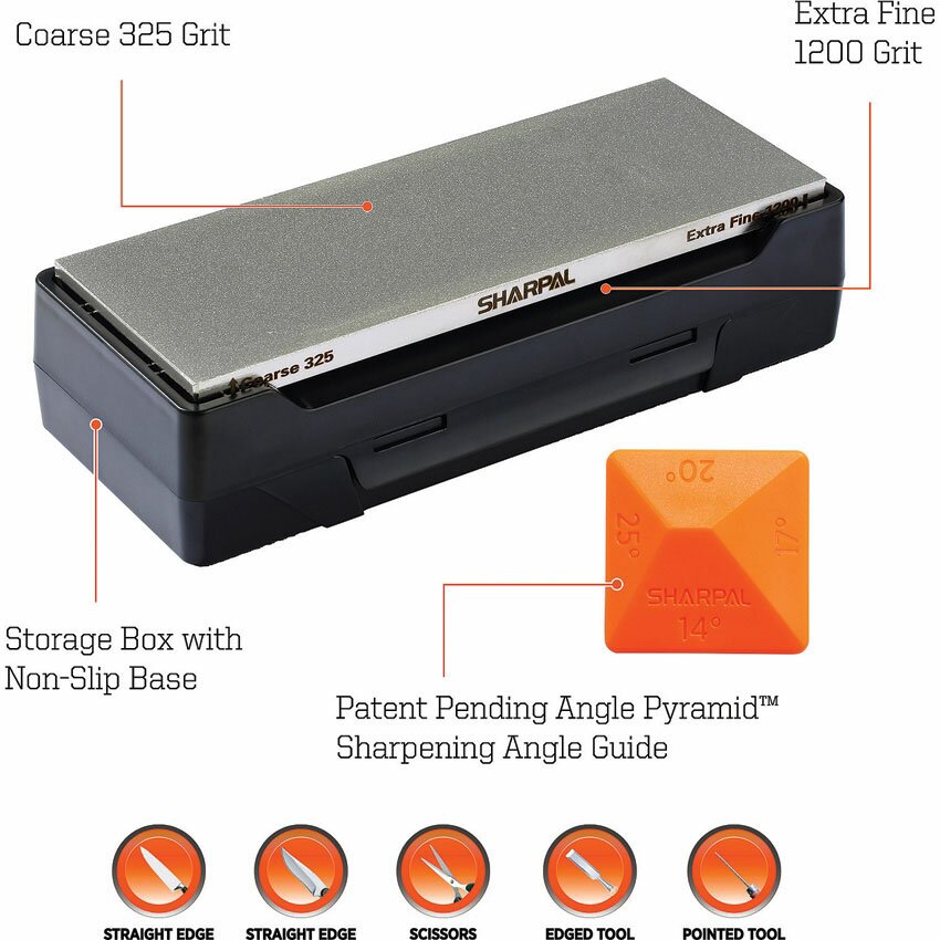Diamond knife Dual-Grit Diamond Whetstone 325-1200 Sharpal