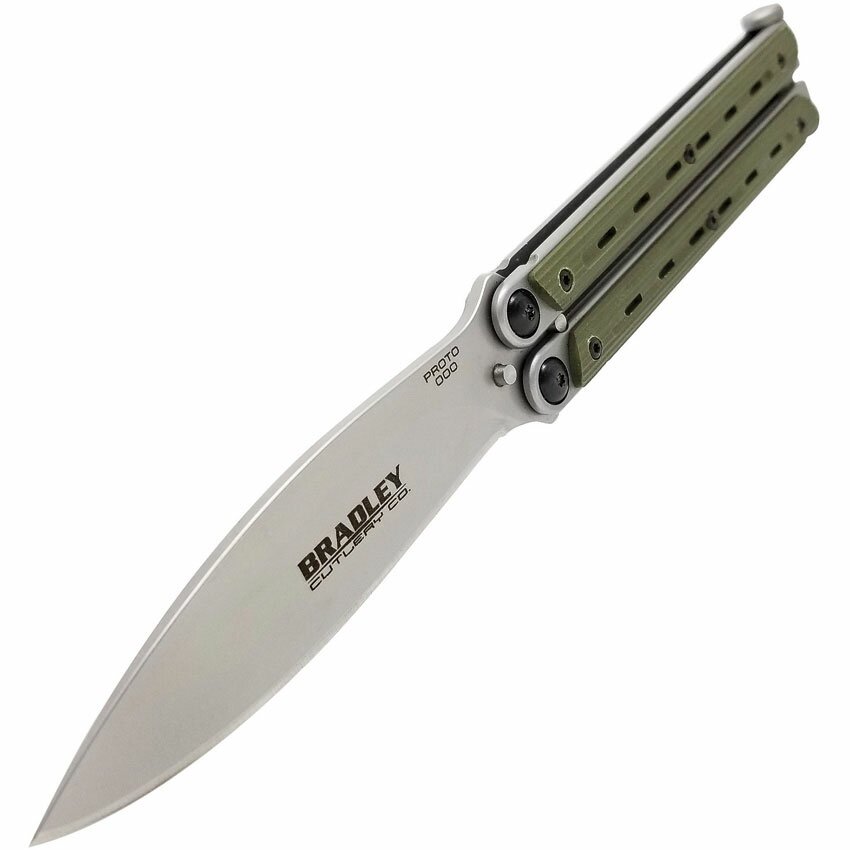 Knife Bradley Kimura Butterfly Balisong OD Green G10