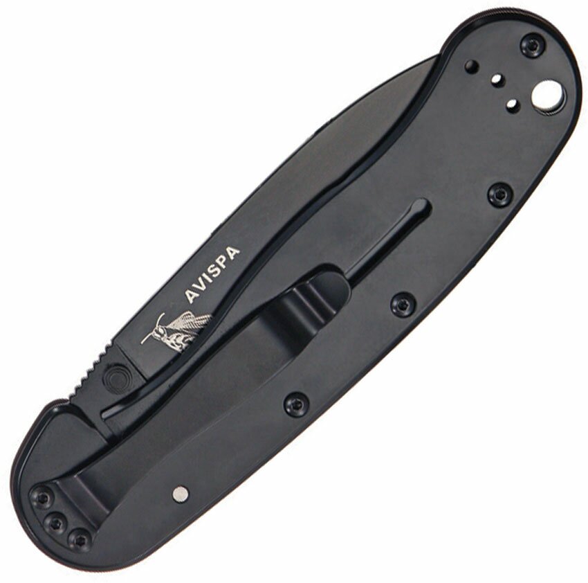 ESEE Avispa D2 Desert Tan Handle Black Blade Folding Knife
