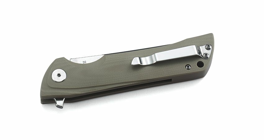 Bestech Knives Paladin Liner Lock Knife Beige G-10
