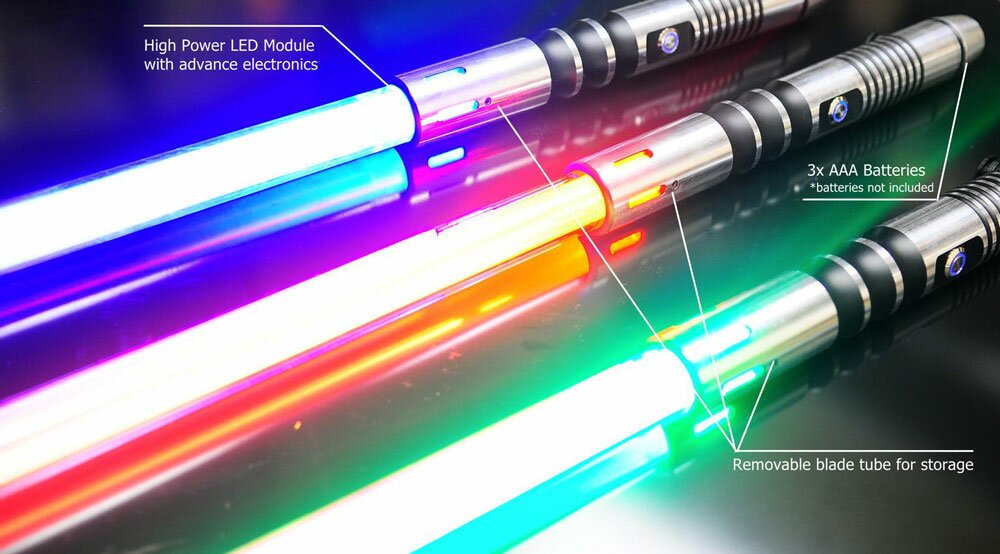 Red Lightsaber No Sound Version 2101RD shop SWORDS24.EU