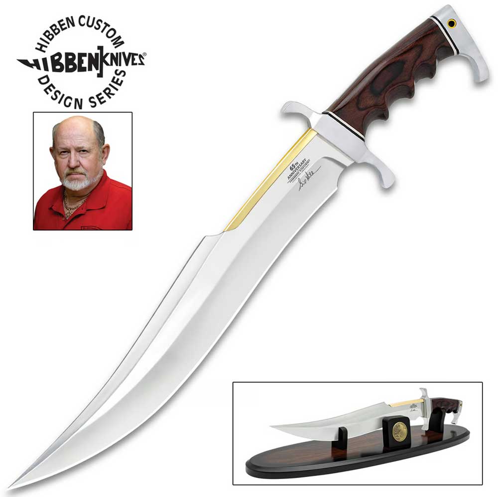 Gil Hibben 65TH Anniversary Knife Spartan Bowie