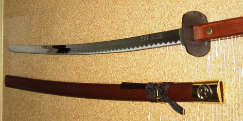 Full Tang Samurai Katana Sword - 24-K Gold