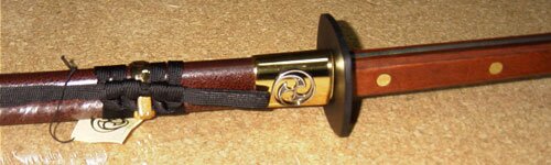 Full Tang Samurai Katana Sword - 24-K Gold