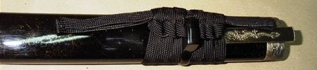 Samurai Sword with Mini Tanto - Black