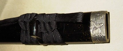 Samurai Sword with Mini Tanto - Black
