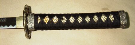 Samurai Sword with Mini Tanto - Black