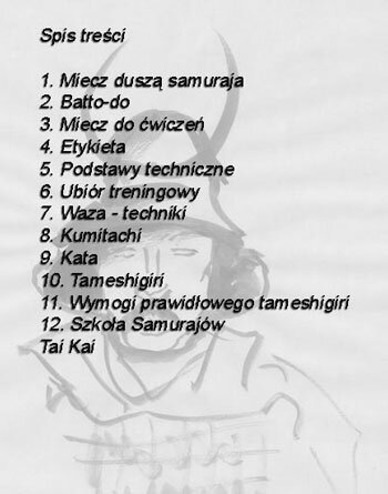 Samurai Fencing Book Battodo - polish language