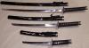 Samurai Swords Set of 3 with Stand