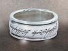 Lord of the Rings Revolving Elvish Script Ring