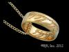LOTR Gollum Gold Necklace