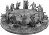 Figure King Arthur Throne - Knights of the Round Table - Les Etains Du Graal
