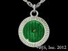 Hobbit Bronze Bag End Door Necklace