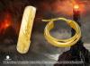 Lord of the Rings Earrings The One Ring (gold plated)