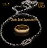 The One Ring Gold Plated Tungsten Carbide With Elvish Runes