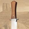 Coffin Handled Bowie Knife