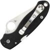 Spyderco Para 3 G-10 Black Plain Edge folding knife