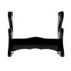 Double Sword Wooden Table Display Stand Black Deluxe